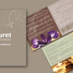 Brochure design for Spa natural in Manchester. This is the second edition of the brochure designed by us for the past 2 years.