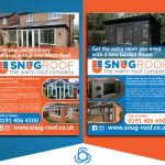 Flyer design and print for Snug Roof in South Sheilds.