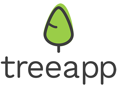 treeapp logo with grieves design